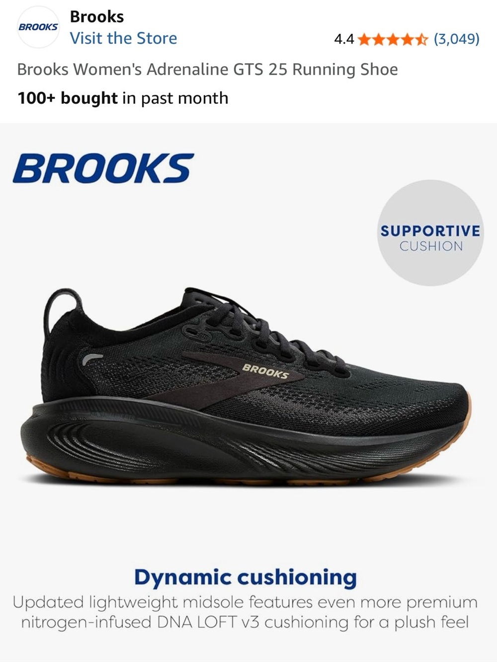 NEW with box Brooks Adrenaline 25 GTS Women’s Running Shoes size 9.5 - Picture 9 of 14